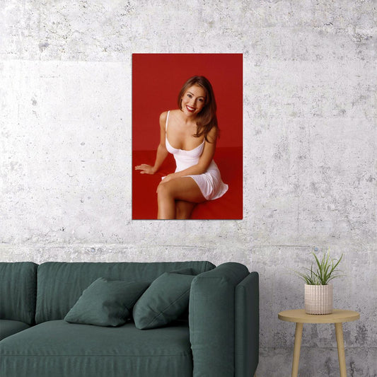 Alyssa Milano Y2k Poster for Room Aesthetic Celebrity Photo Print - xonomax