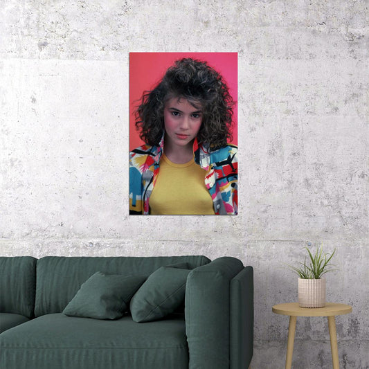 Alyssa Milano 80s Poster for Room Aesthetic Celebrity Photo Print - xonomax