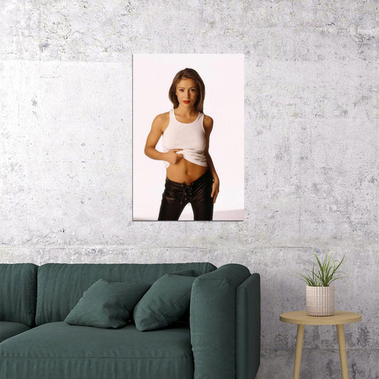 Alyssa Milano Poster for Room Aesthetic Celebrity Photo Print - xonomax