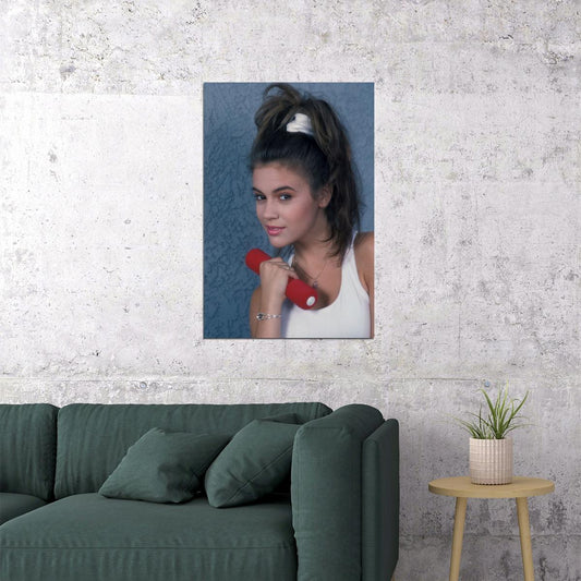 Alyssa Milano Poster for Room Aesthetic Celebrity Photo Print - xonomax