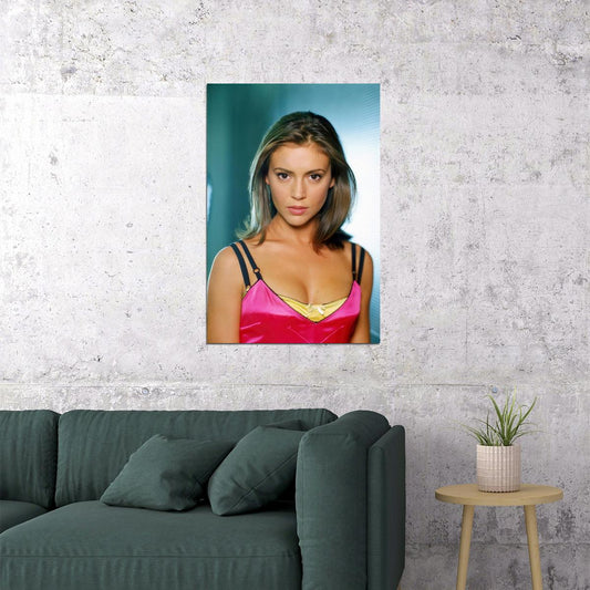 Alyssa Milano Poster for Room Aesthetic Celebrity Photo Print - xonomax