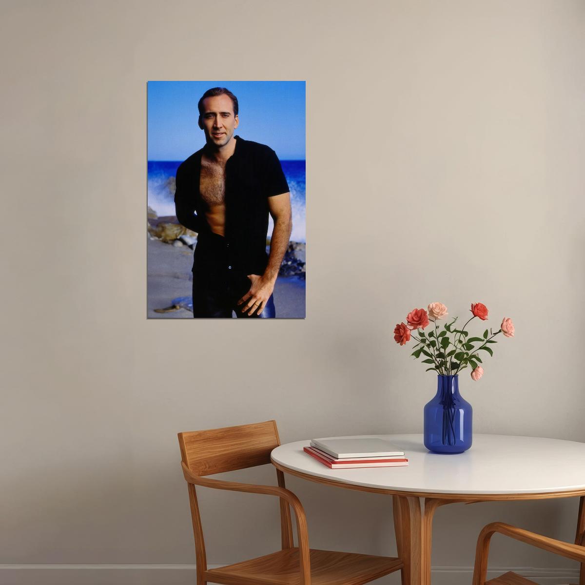 Nicolas Cage Poster for Room Aesthetic Celebrity Photo Print - xonomax
