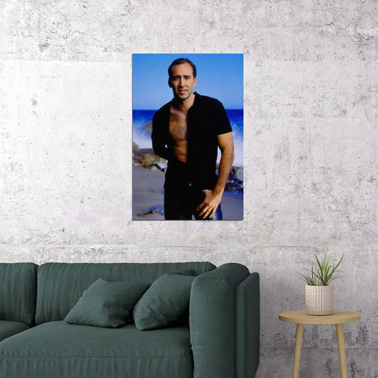 Nicolas Cage Poster for Room Aesthetic Celebrity Photo Print - xonomax