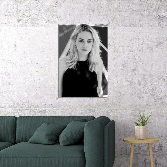 Jamie Clayton Poster for Room Aesthetic Black and White Celebrity Photo Print - xonomax