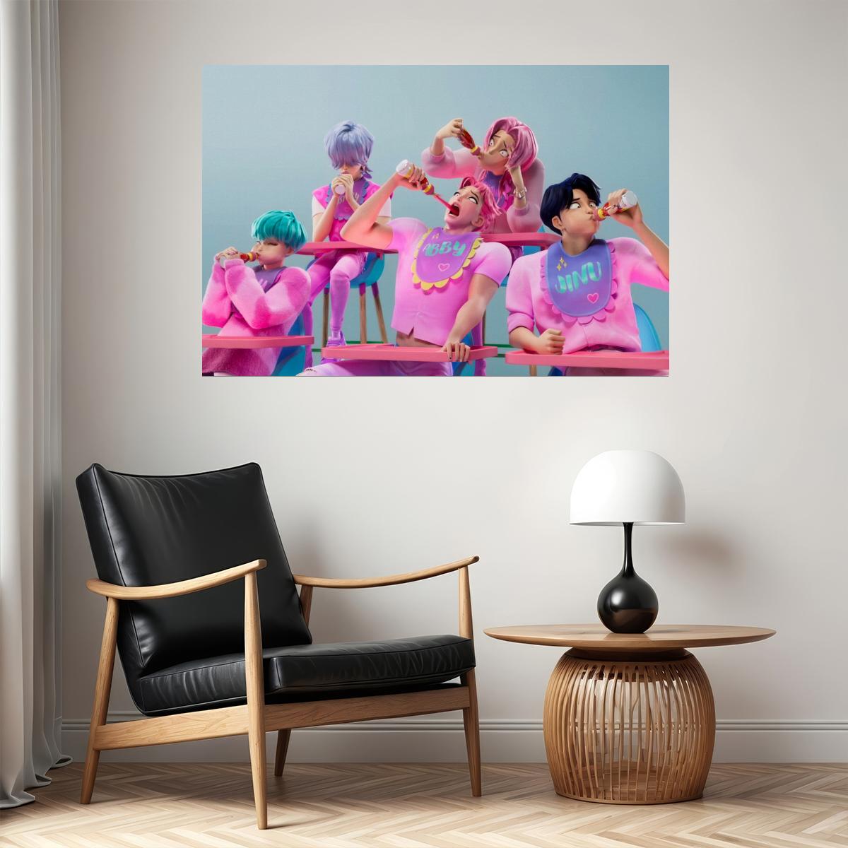 KPop Demon Hunters – Saja Boys Funny Rehearsal Art