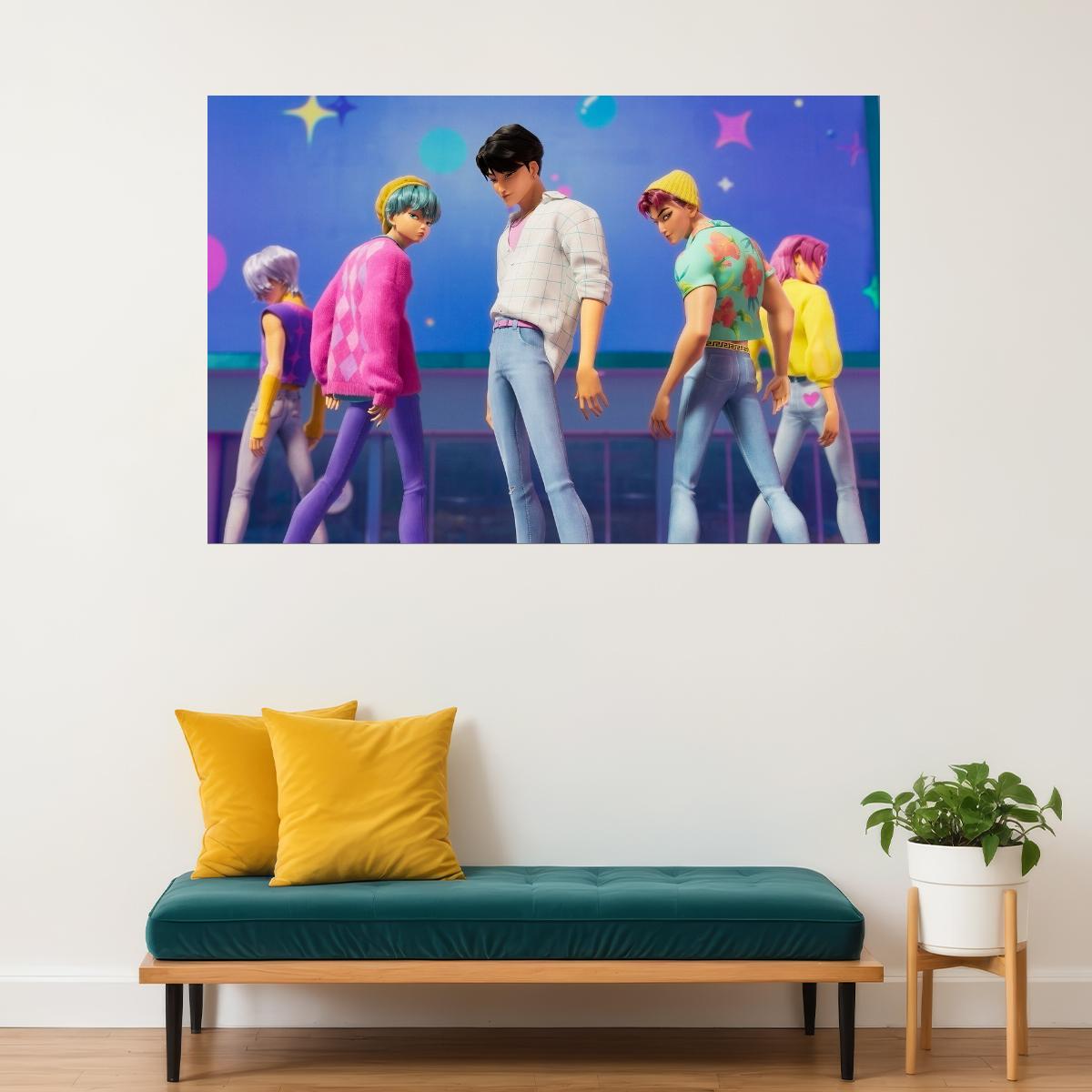 KPop Demon Hunters – Saja Boys Dance Art