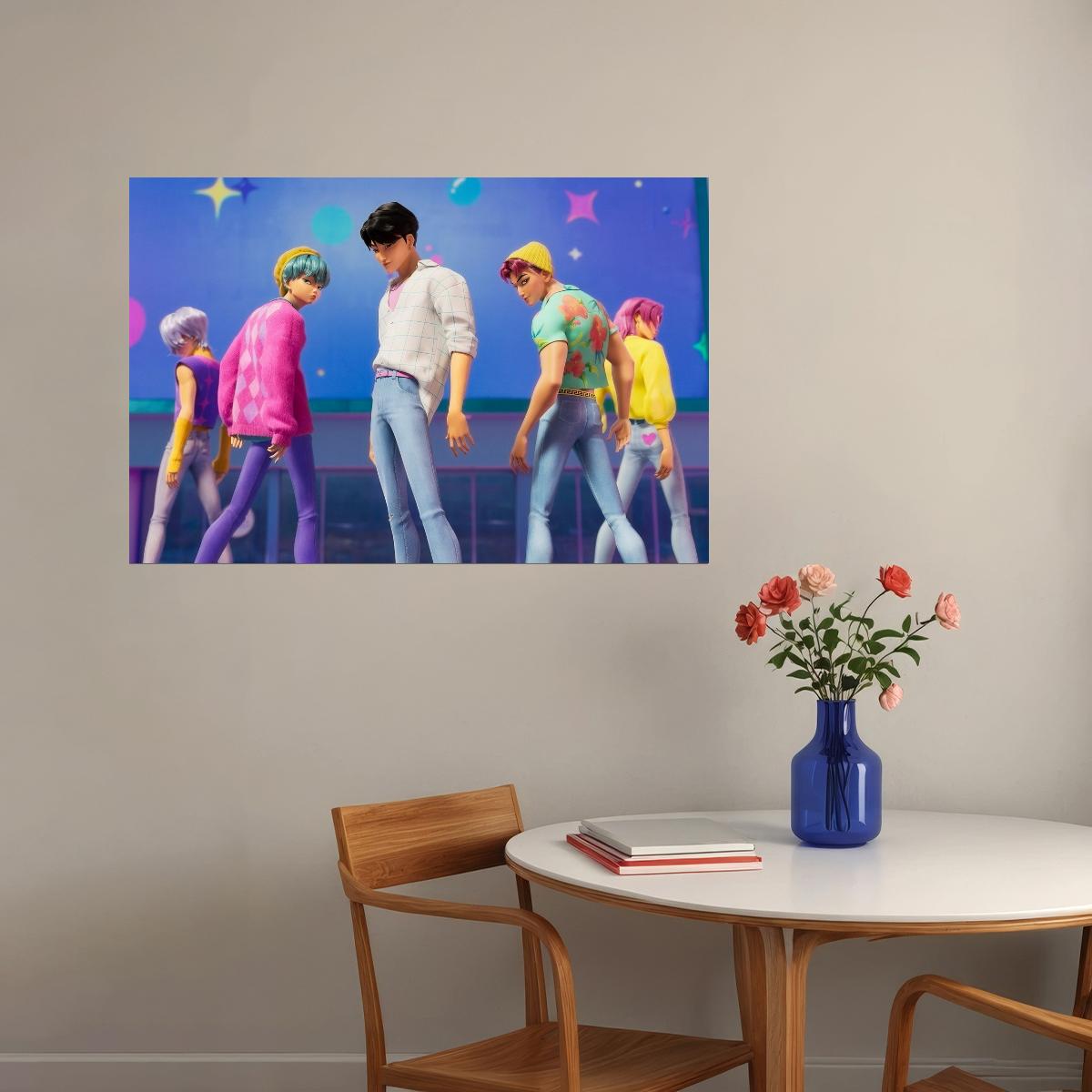 KPop Demon Hunters – Saja Boys Dance Art