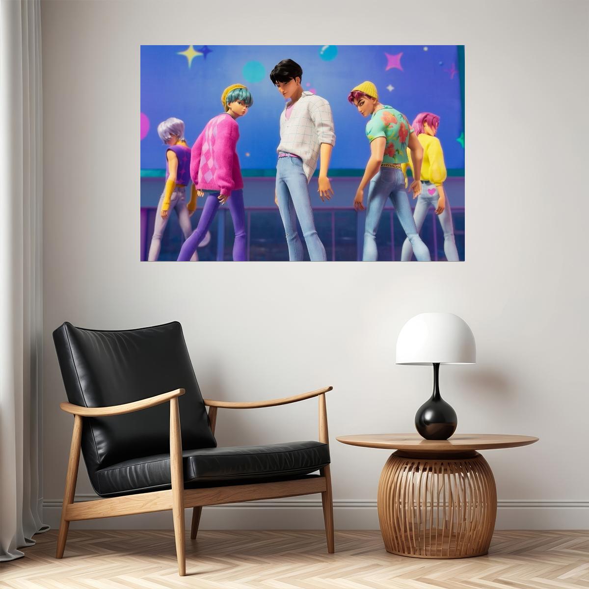 KPop Demon Hunters – Saja Boys Dance Art
