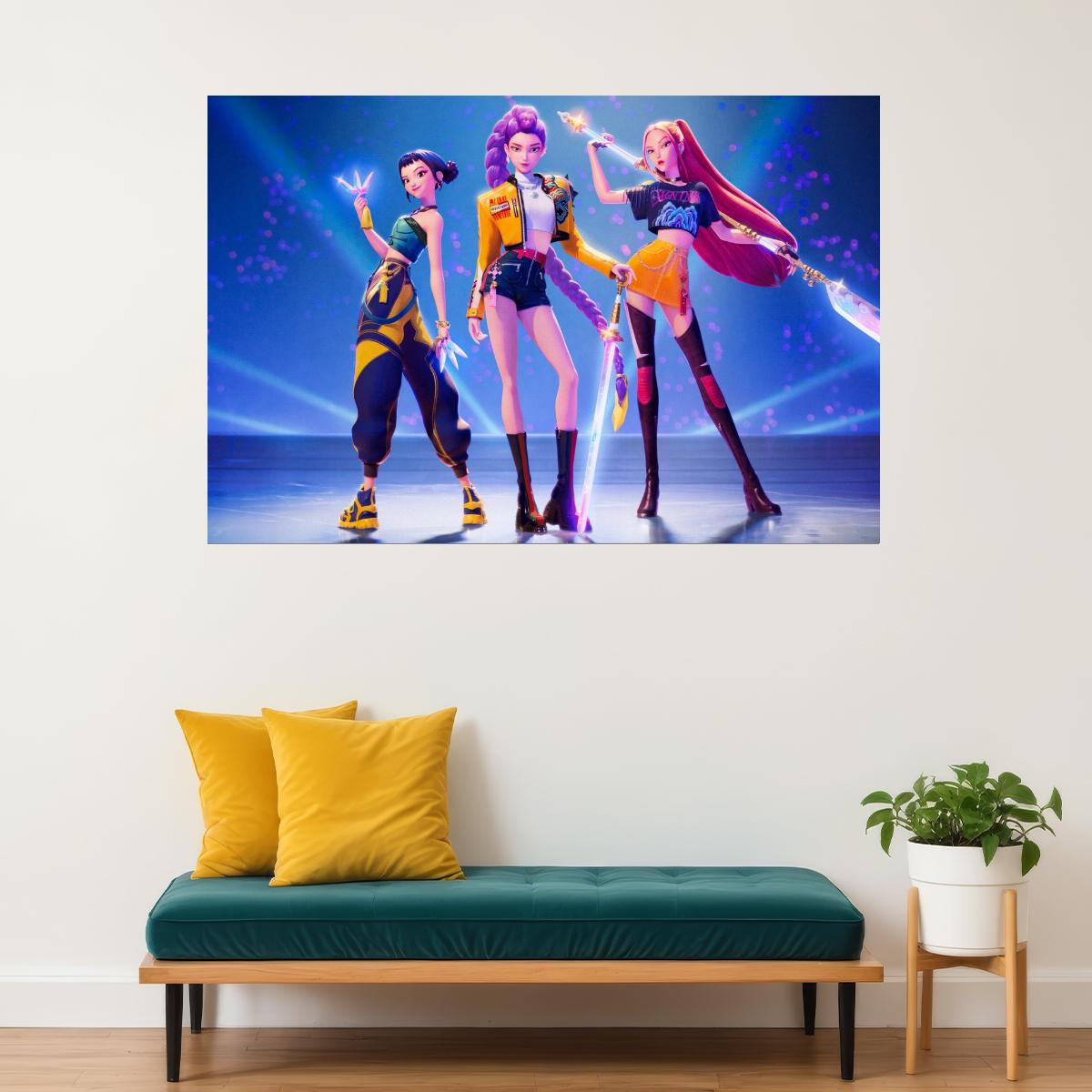 KPop Demon Hunters – Huntr/X Streetwear Art