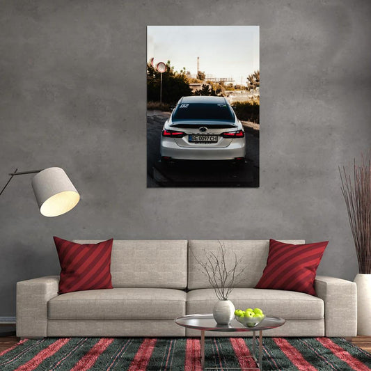 Toyota Camry with LED Taillights Car Poster - xonomax