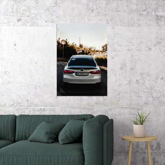 Toyota Camry with LED Taillights Car Poster - xonomax