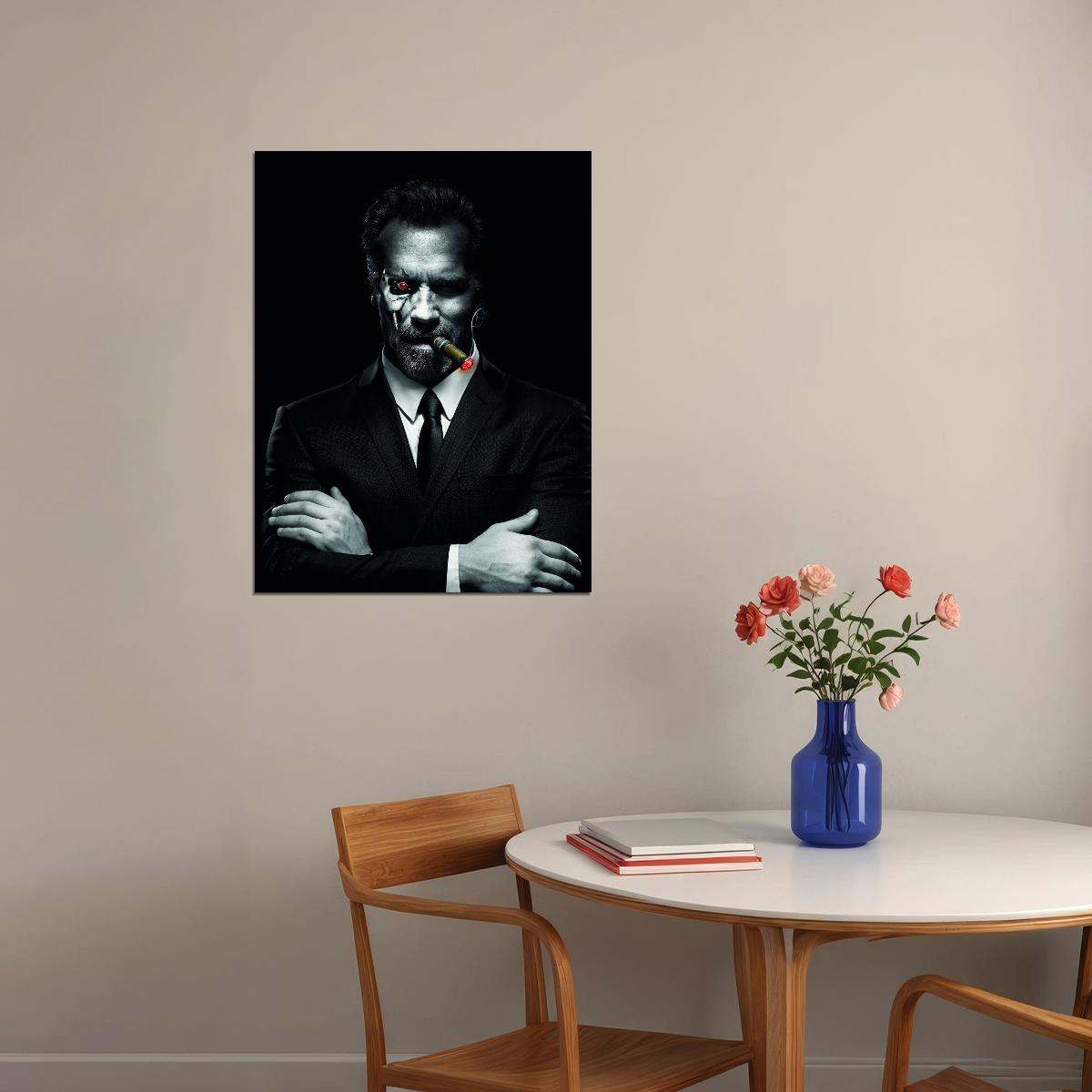 Arnold Schwarzenegger The Terminator Art Poster - xonomax