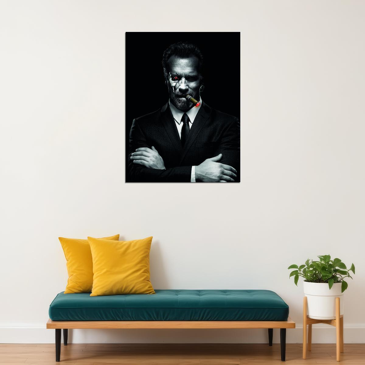 Arnold Schwarzenegger The Terminator Art Poster - xonomax