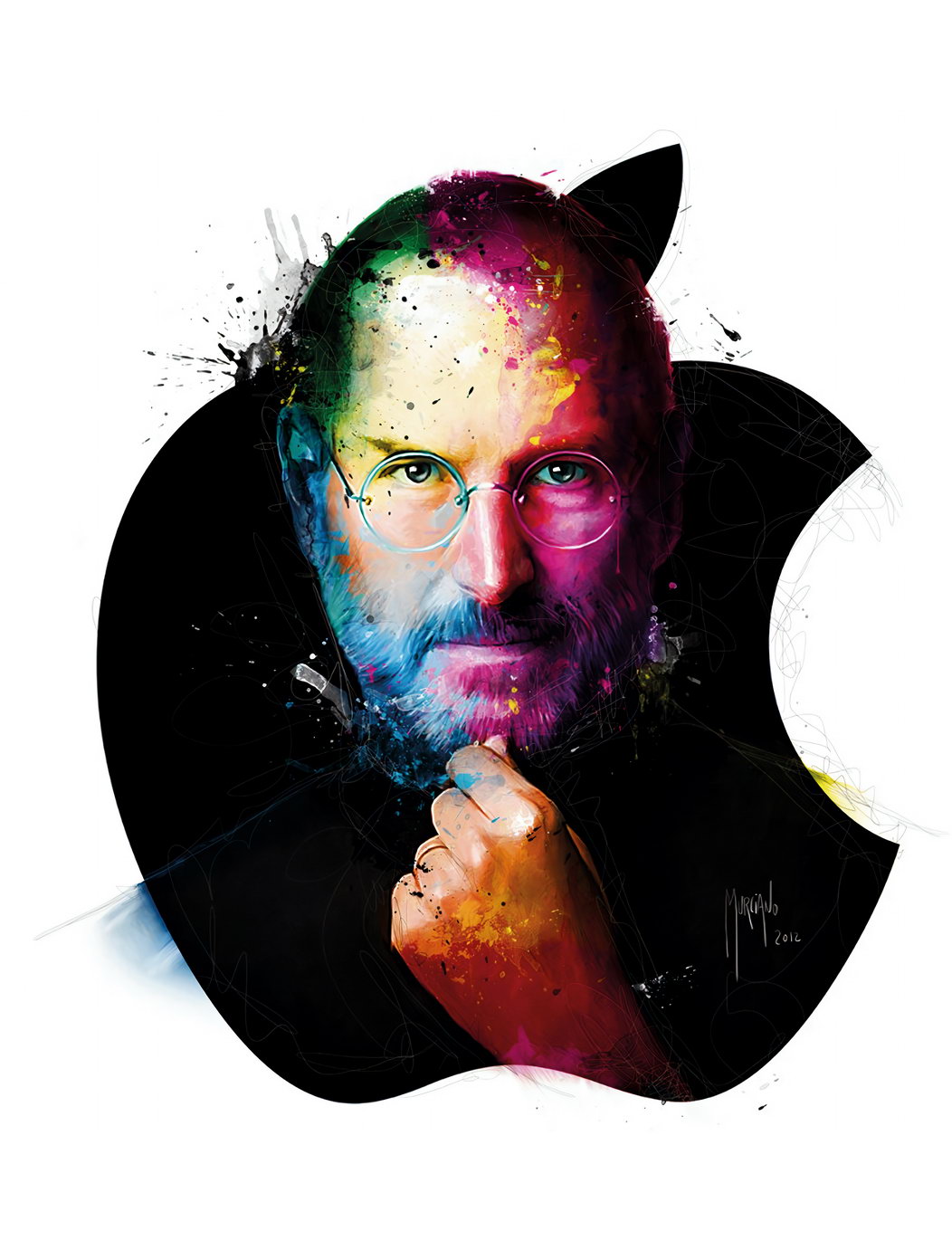 Steve Jobs Apple Founder Art Poster - xonomax