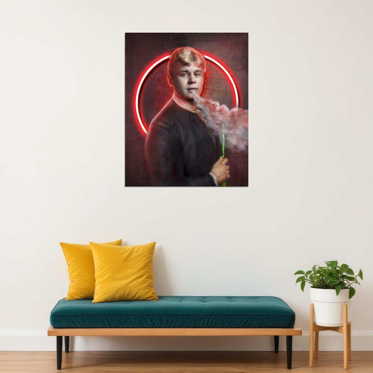 Sergey Yesenin Russian Poet Writer Poster