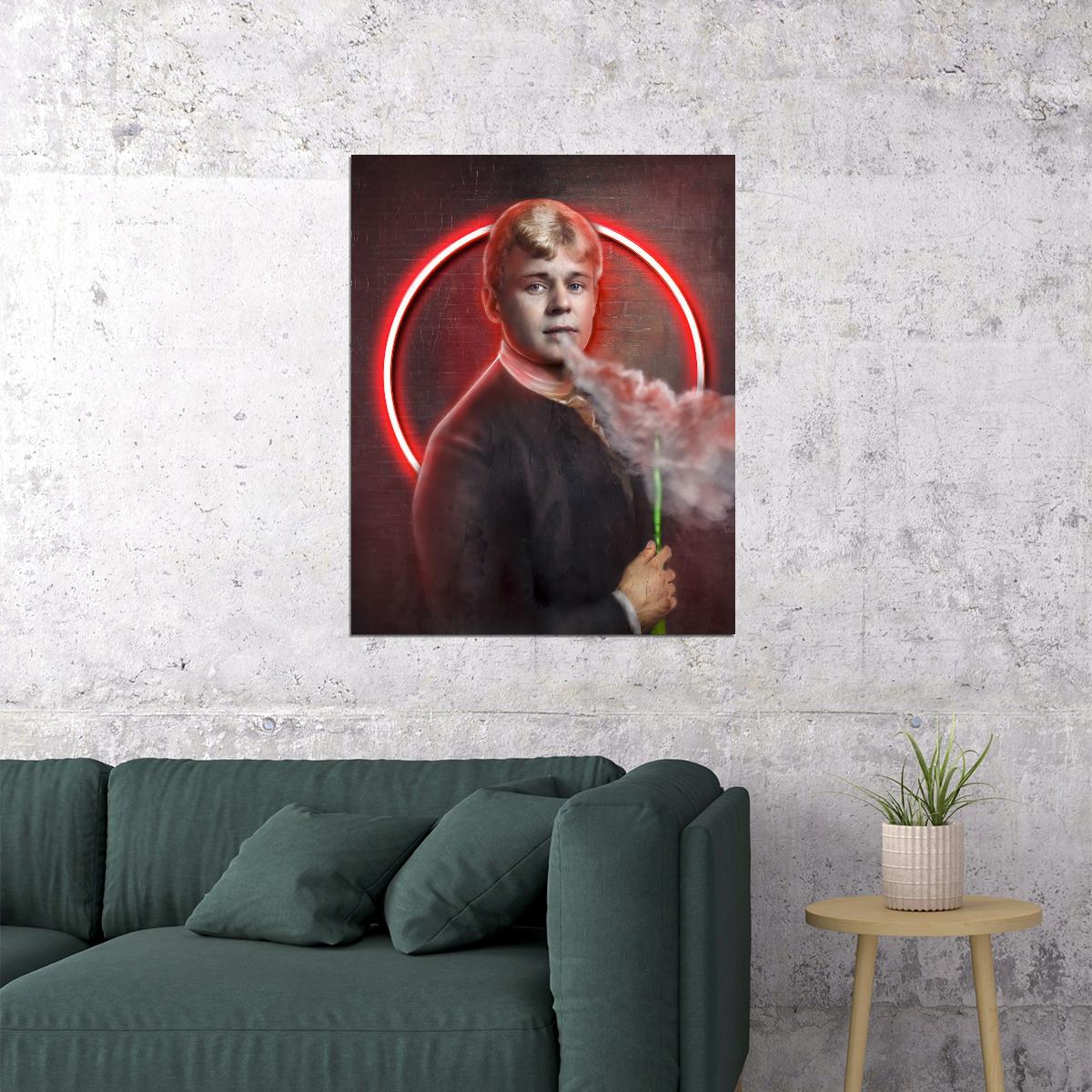Sergey Yesenin Russian Poet Writer Poster