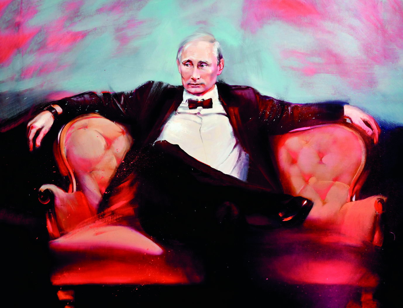 Vladimir Putin Poster Mr. President Painting Wall Art - xonomax