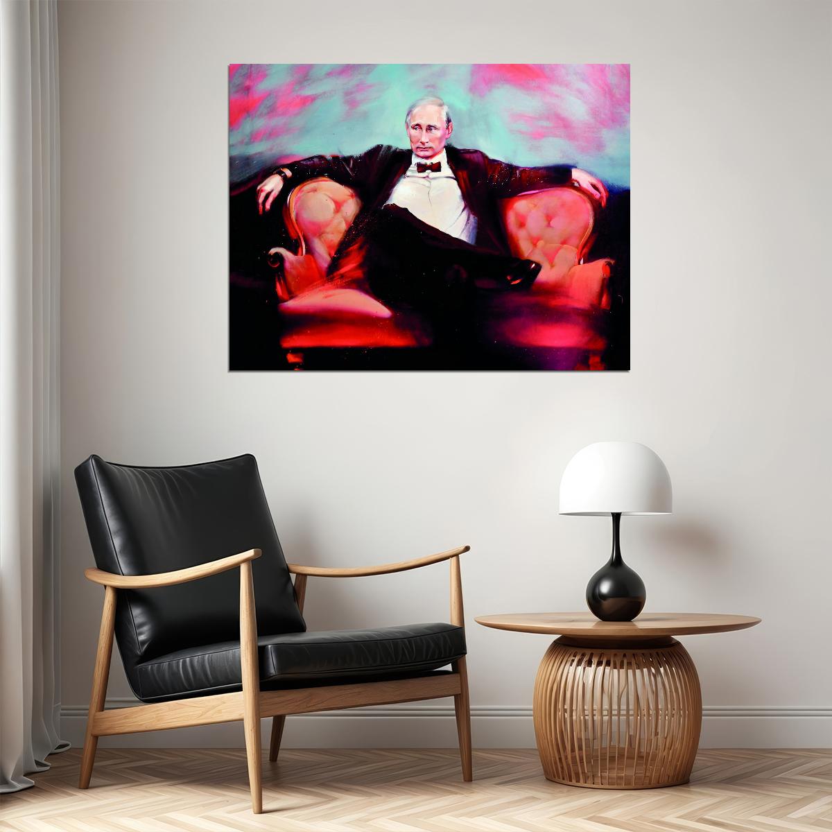 Vladimir Putin Poster Mr. President Painting Wall Art - xonomax
