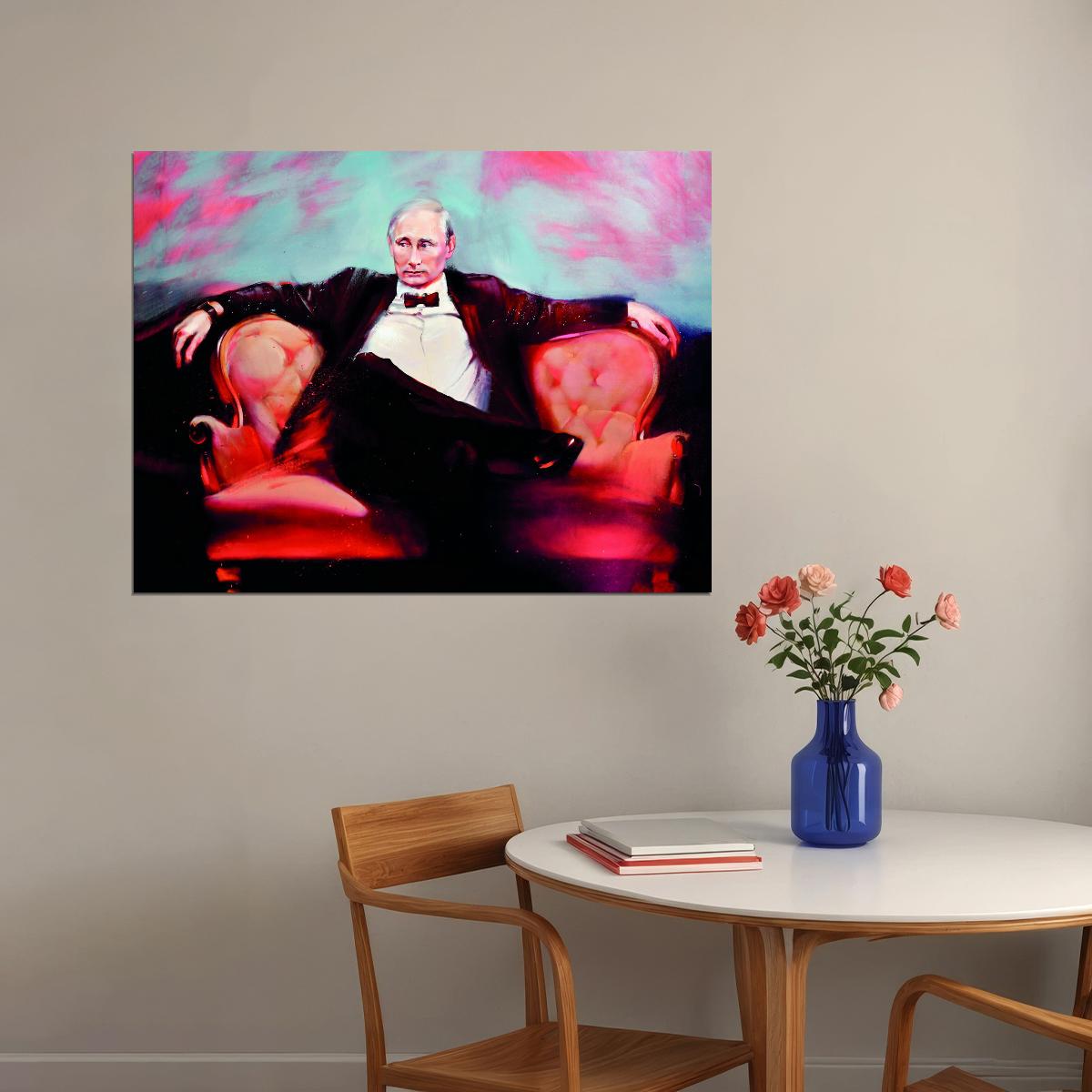Vladimir Putin Poster Mr. President Painting Wall Art - xonomax