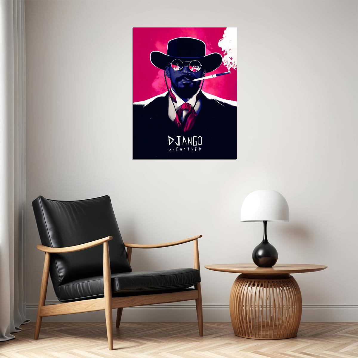 Django Unchained 2012 Movie Poster Quentin Tarantino Western Film Print - xonomax