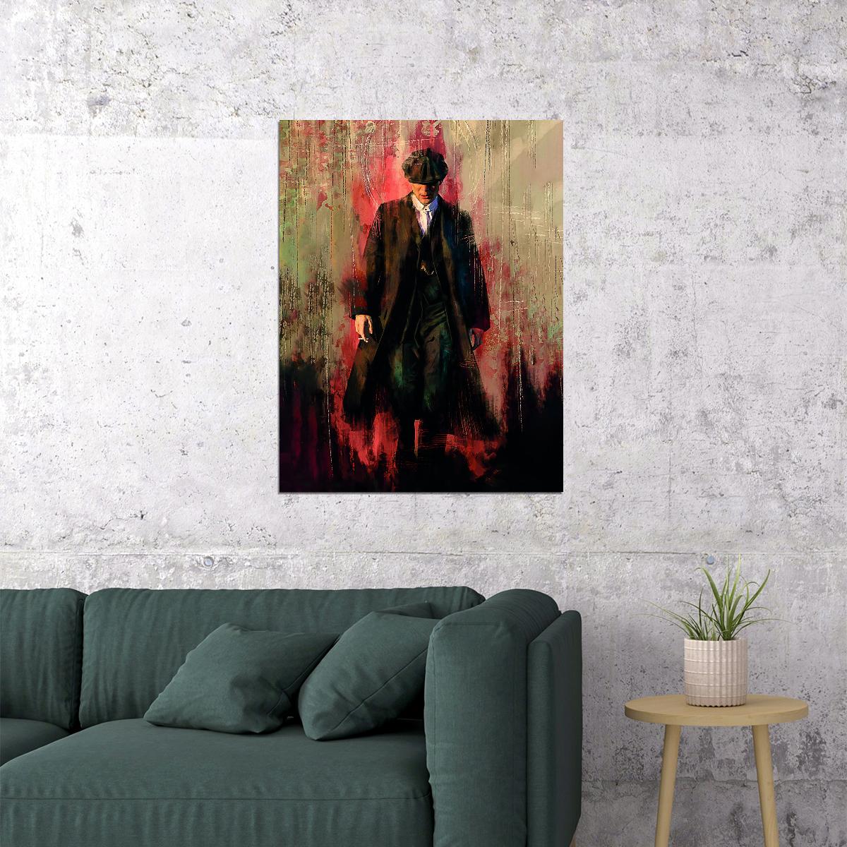 Peaky Blinders TV Series Tommy Shelby Cillian Murphy Movie Poster - xonomax