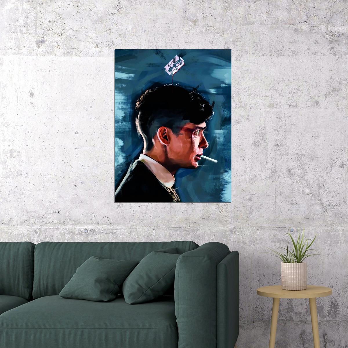 Peaky Blinders TV Series Tommy Shelby Cillian Murphy Movie Poster - xonomax