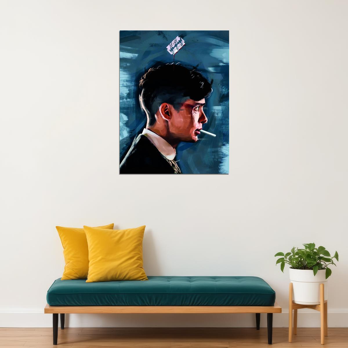 Peaky Blinders TV Series Tommy Shelby Cillian Murphy Movie Poster - xonomax