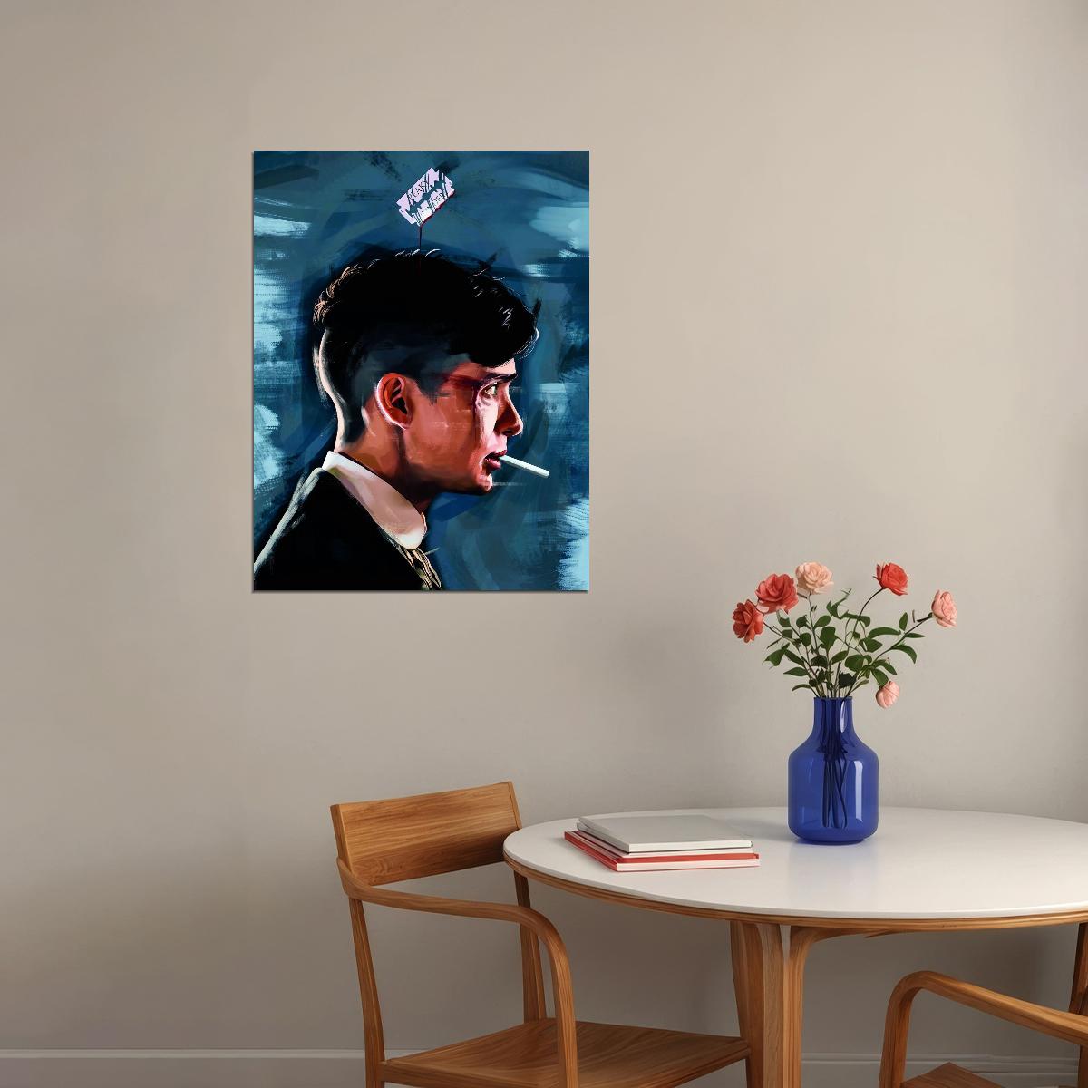 Peaky Blinders TV Series Tommy Shelby Cillian Murphy Movie Poster - xonomax