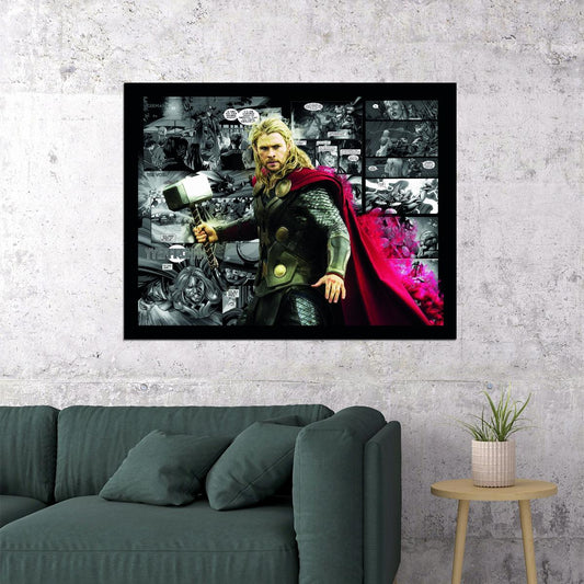 Thor: Ragnarok 2017 Comics Movie Poster Marvel Chris Hemsworth - xonomax