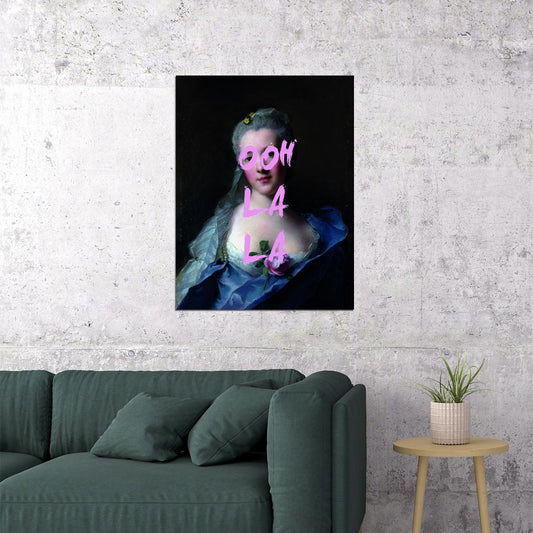 Ooh La La Famous French Baroque Painting Art Vandal Artwork Modern Street Pop Art Altered Famous Masterpiece - xonomax