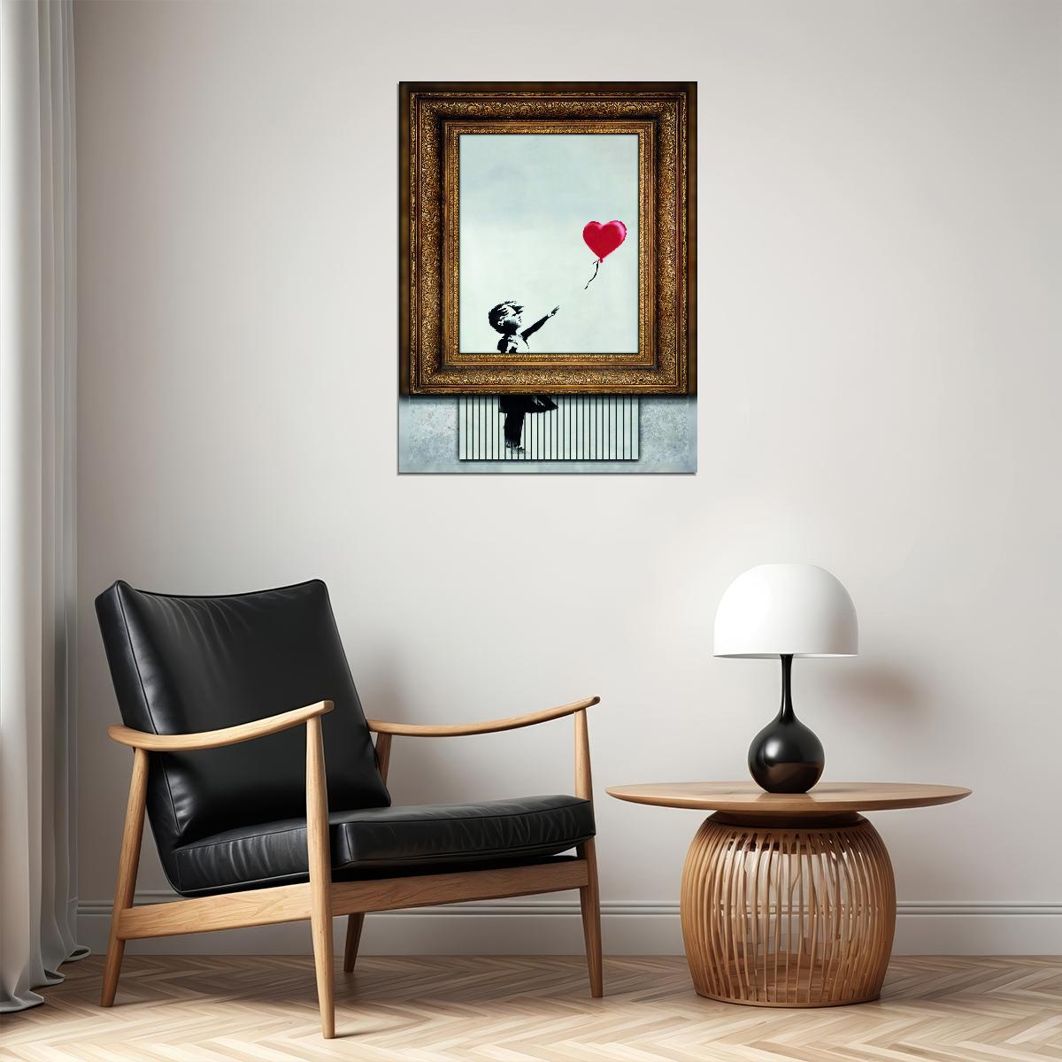 Banksy Balloon Girl Shredded Art Poster Iconic Street Art Wall Decor Modern Motivational Home Art Print - xonomax
