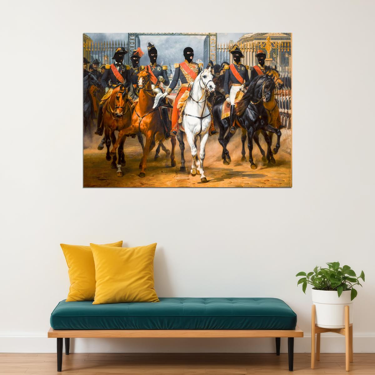 French Painting Reimagined Art Vandal Artwork Modern Street Pop Art Altered Famous Masterpiece - xonomax