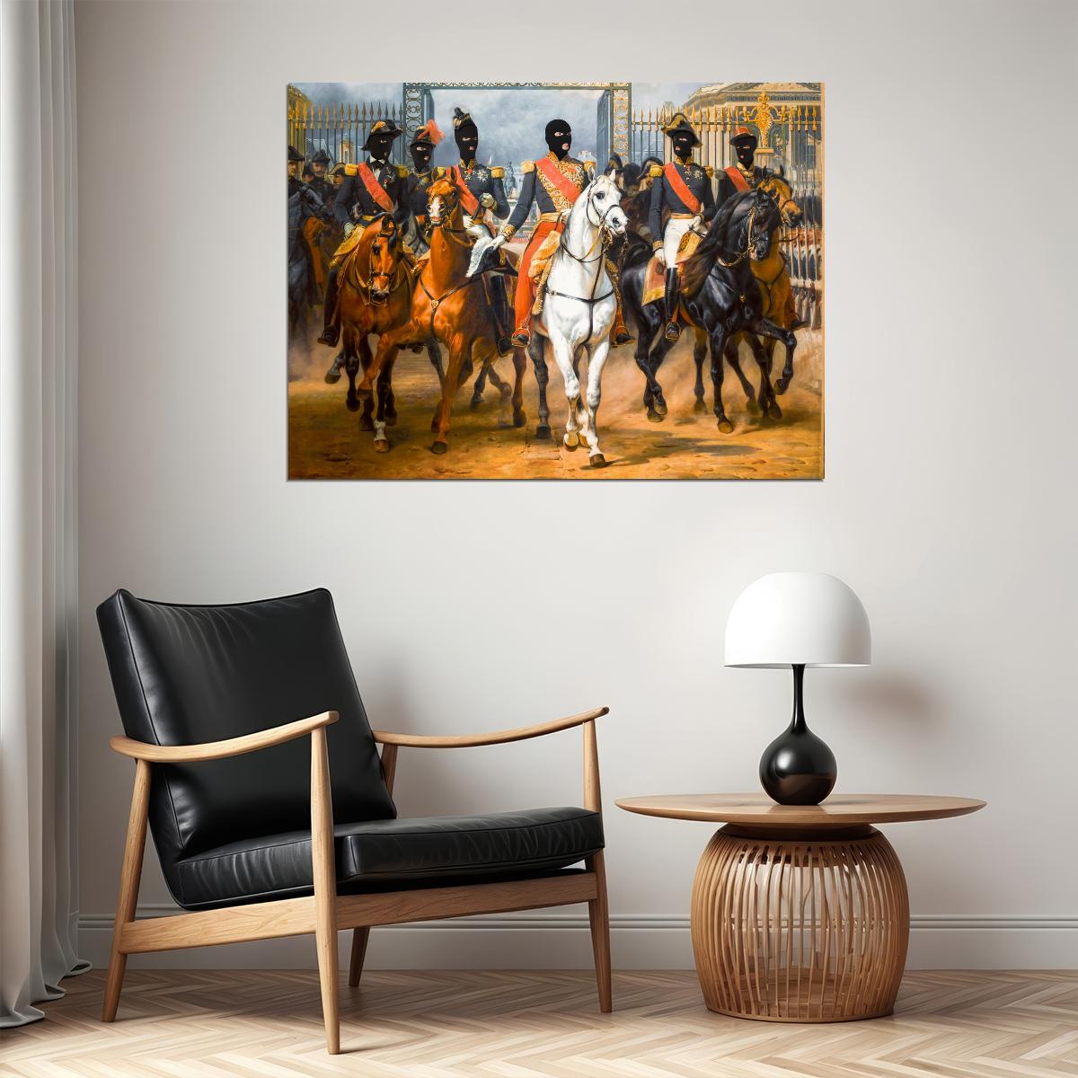 French Painting Reimagined Art Vandal Artwork Modern Street Pop Art Altered Famous Masterpiece - xonomax