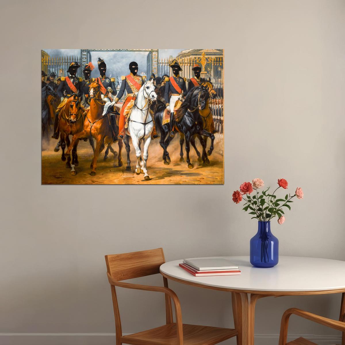 French Painting Reimagined Art Vandal Artwork Modern Street Pop Art Altered Famous Masterpiece - xonomax