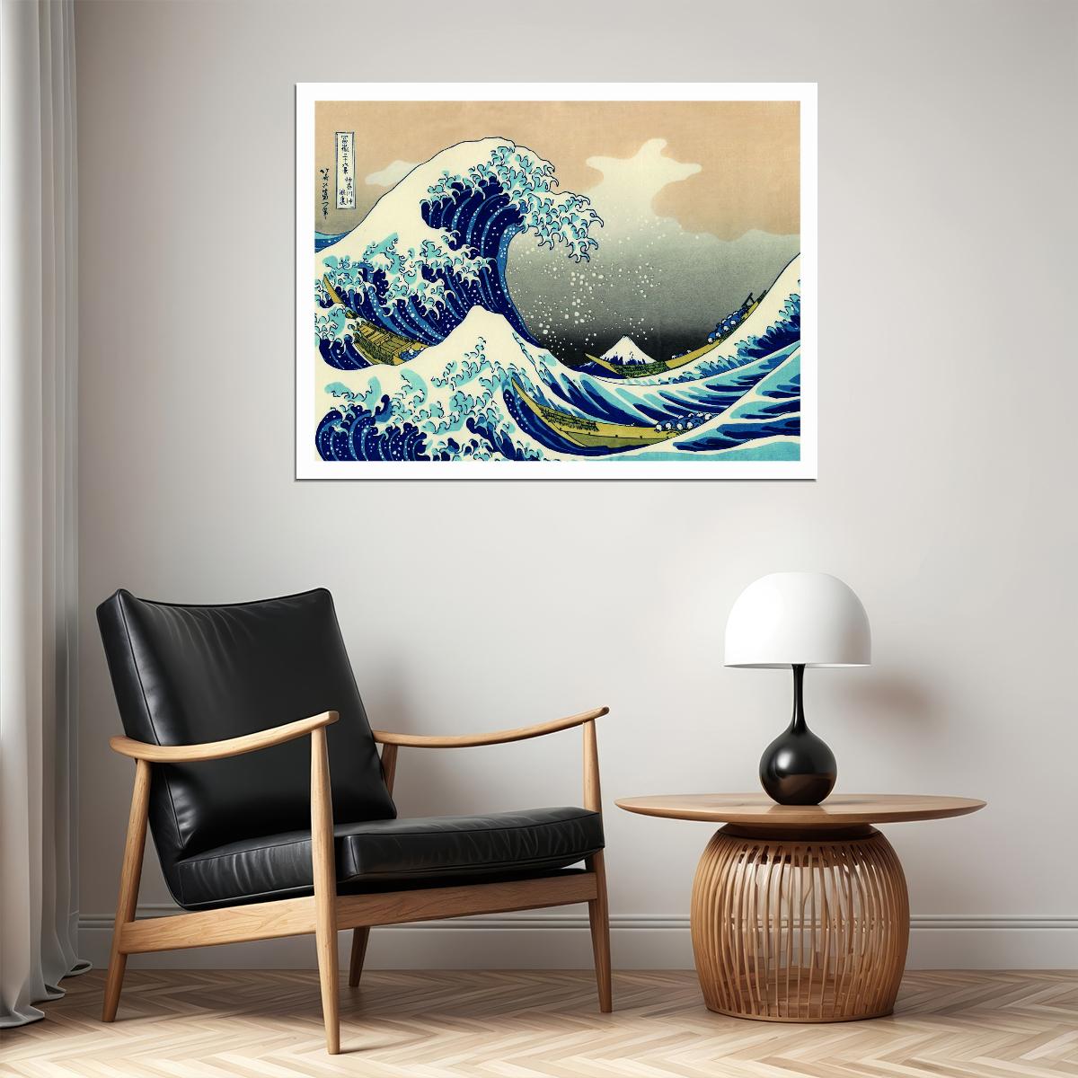 The Great Wave Off Kanagawa Art Poster Japanese Print Wall Decor Traditional Art Wall Print Japanese Art Japanese Aesthetics - xonomax