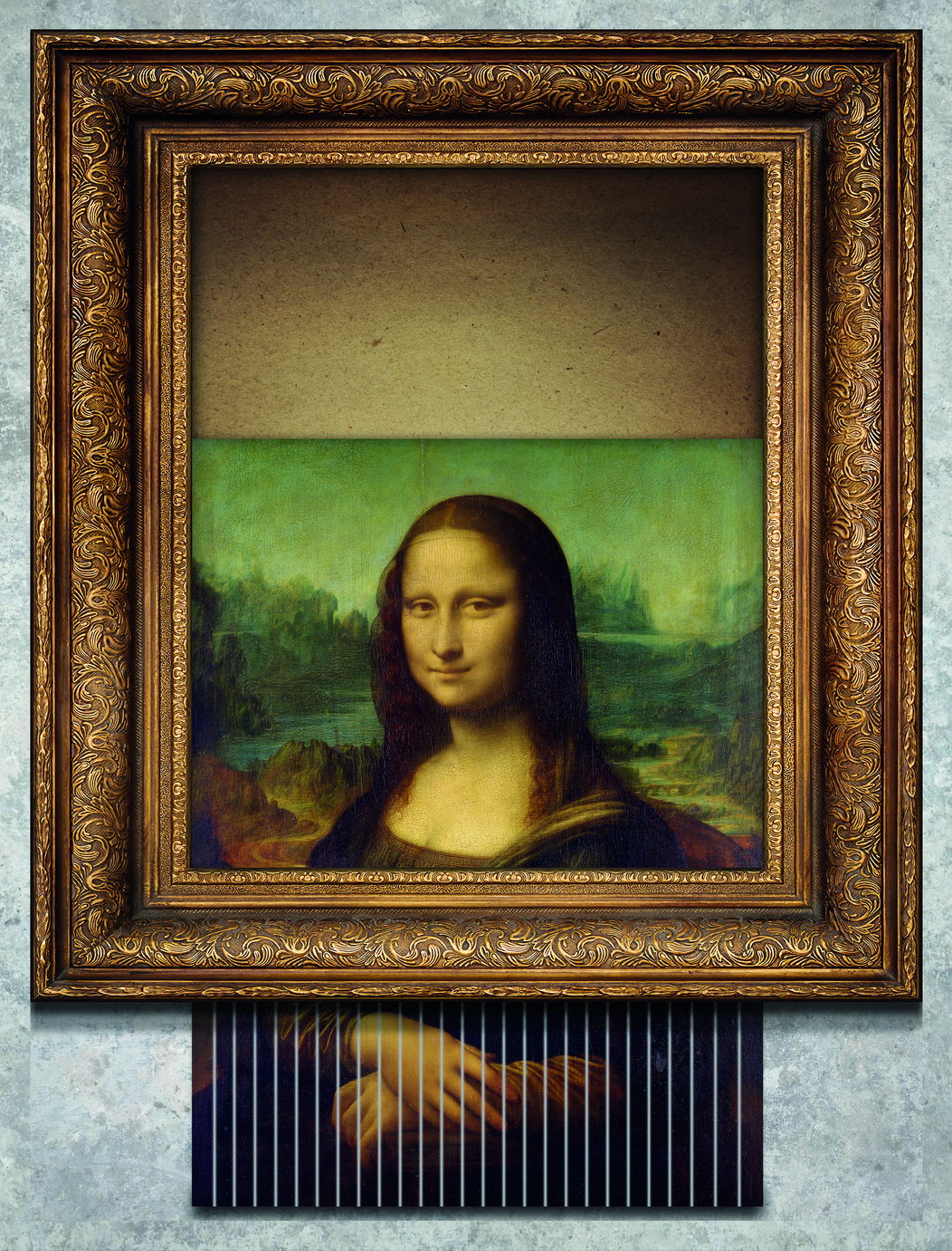 Banksy Shredded Mona Lisa Art Poster Iconic Wall Decor Banksy-Inspired Creative Modern Art Wall Print - xonomax