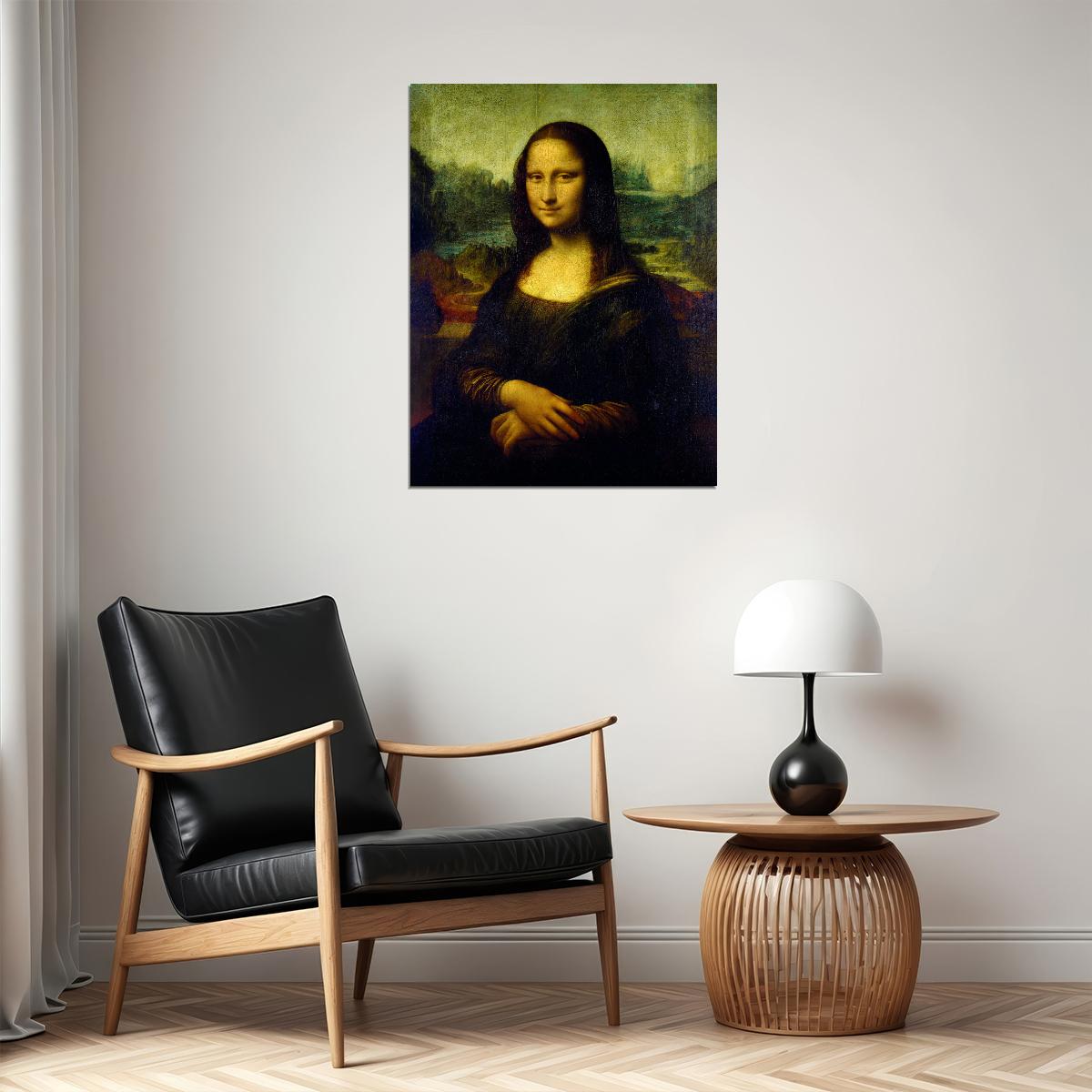 Mona Lisa Classic Art Poster Timeless Masterpiece Wall Decor Leonardo da Vinci Painting Wall Print - xonomax