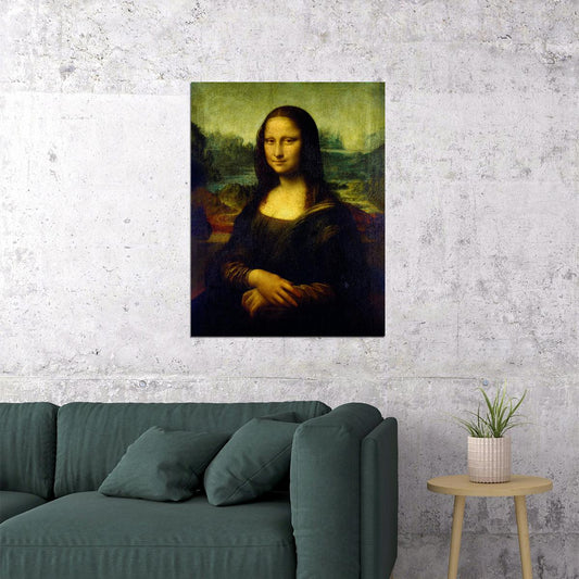 Mona Lisa Classic Art Poster Timeless Masterpiece Wall Decor Leonardo da Vinci Painting Wall Print - xonomax