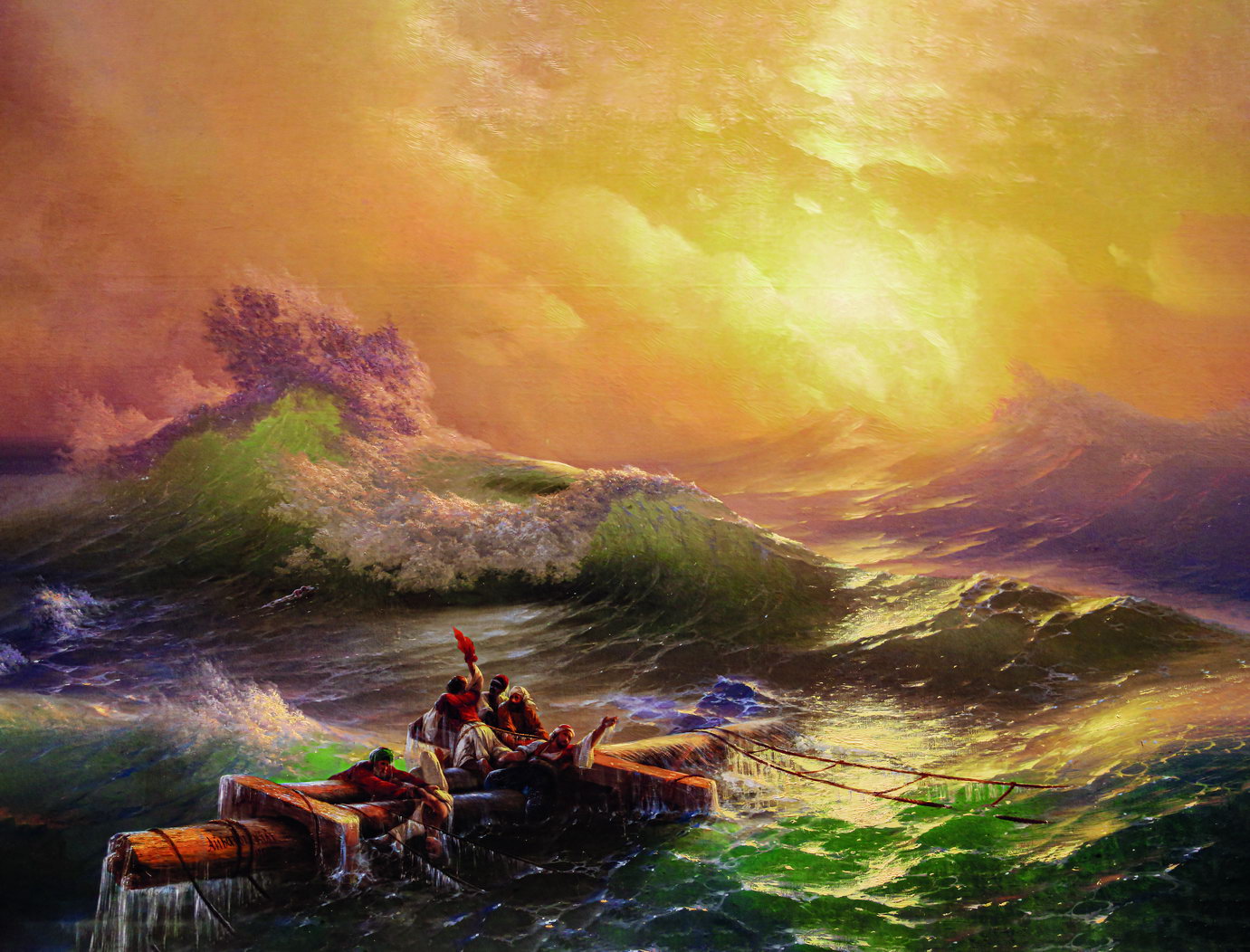 The Ninth Wave Ivan Aivazovsky The Stormy Sea Art Poster Dramatic Timeless Wall Decor Classic Oceanic Painting Wall Print - xonomax