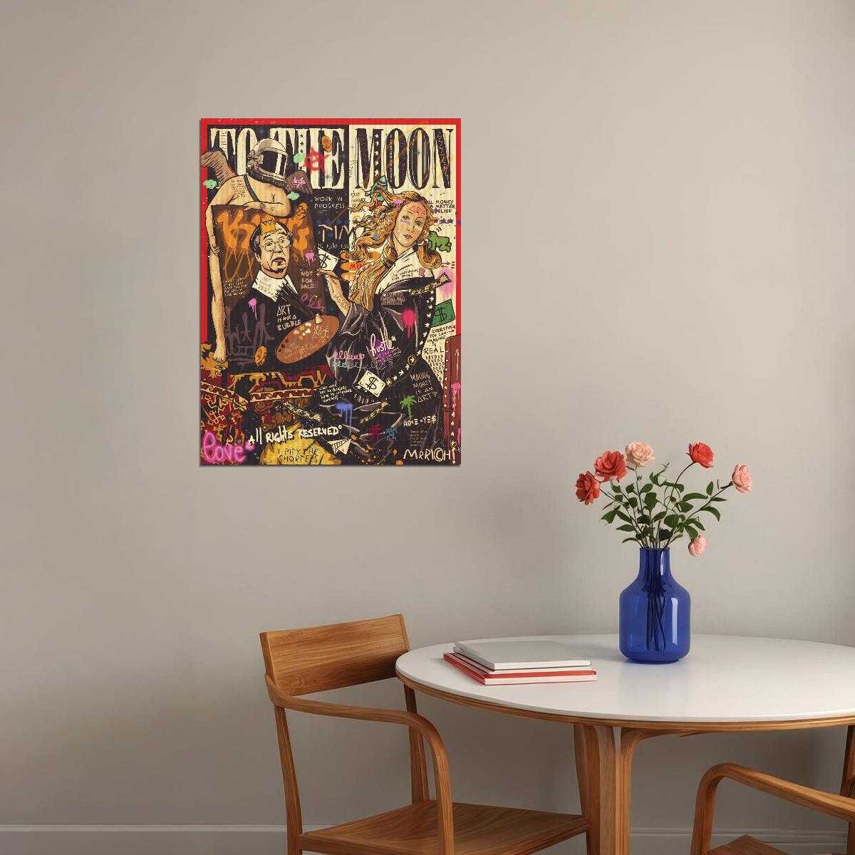 Painter Pop Art Print Modern Wall Art Street Art Painting Graffiti Art Poster - xonomax