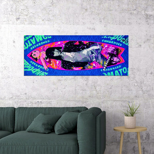 Neon Surreal Pop Art Poster Graffiti Street Art Colorful Modern Psychedelic Print - xonomax