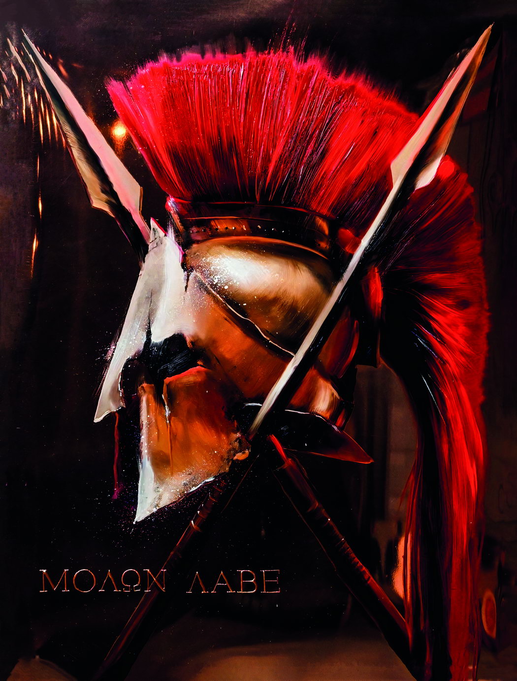 Spartan Helmet Pop Art Poster Ancient Warrior Molon Labe Historical Tribute Modern Print - xonomax