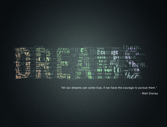 Dreams Motivational Text Art Poster Inspirational Wall Decor for Visionary Thinkers Modern Office Wall Art with Meaningful Message - xonomax