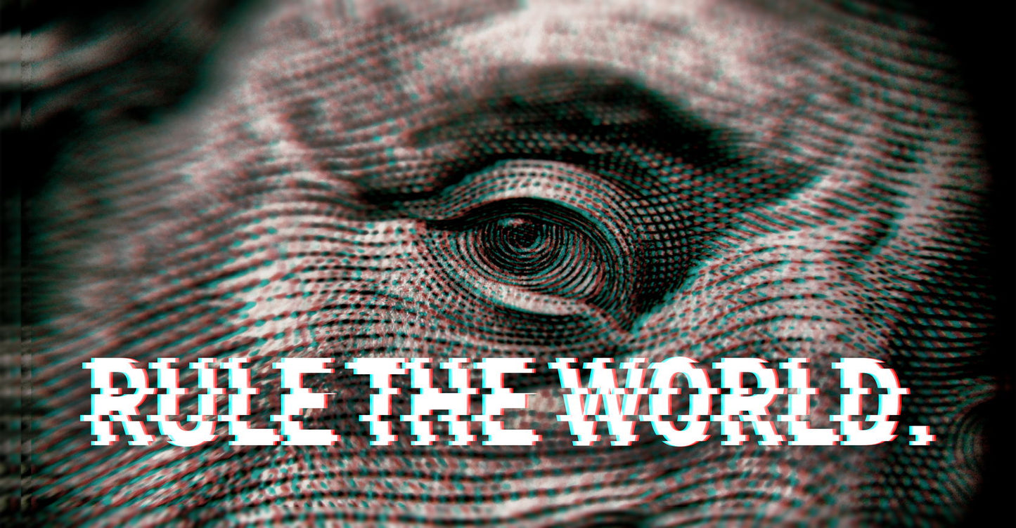Rule the World Eye Art Poster Modern Wall Decor Featuring Motivational and Powerful Design Perfect for Office or Study Wall Art Print - xonomax