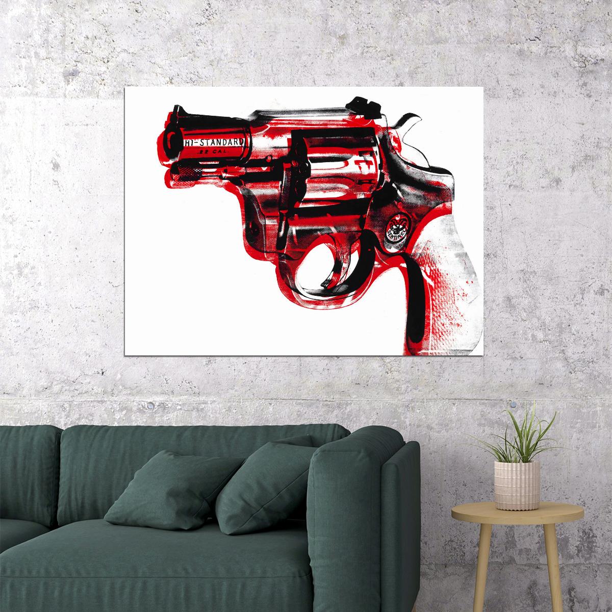 Louis Vuitton Revolver Art Poster Bold Luxury Wall Decor Designer Modern Artistic Iconic Office Wall Art Print - xonomax