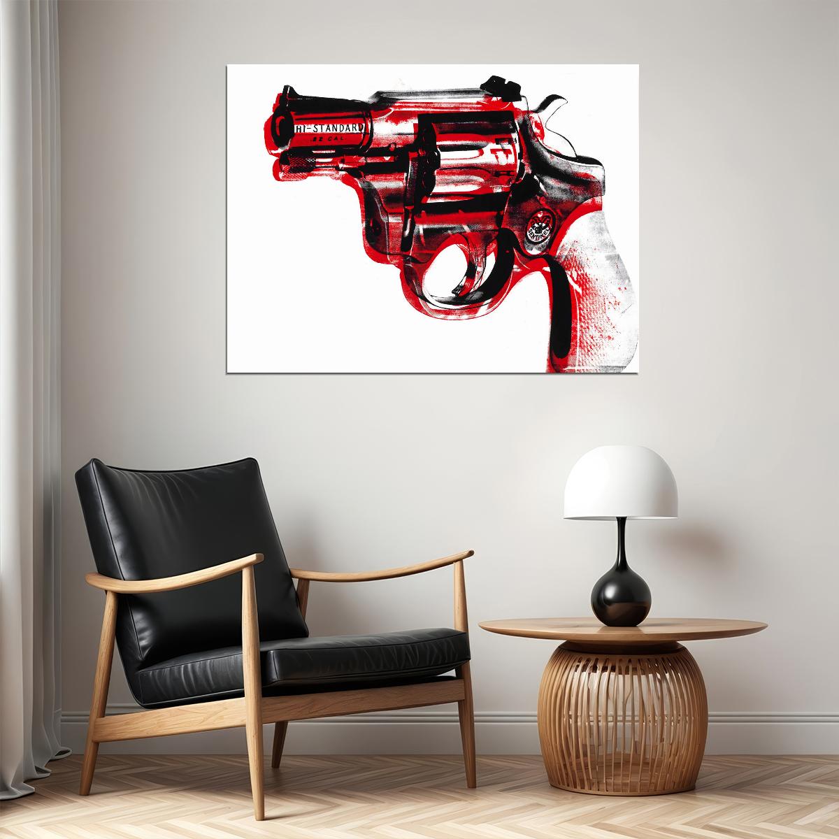 Louis Vuitton Revolver Art Poster Bold Luxury Wall Decor Designer Modern Artistic Iconic Office Wall Art Print - xonomax