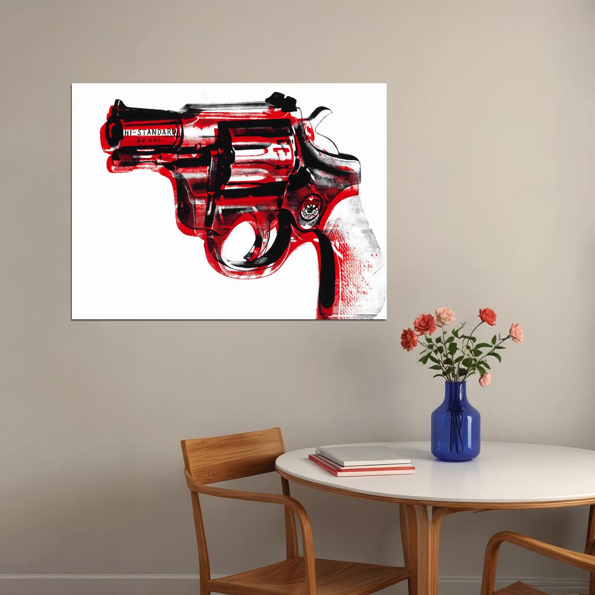 Louis Vuitton Revolver Art Poster Bold Luxury Wall Decor Designer Modern Artistic Iconic Office Wall Art Print - xonomax