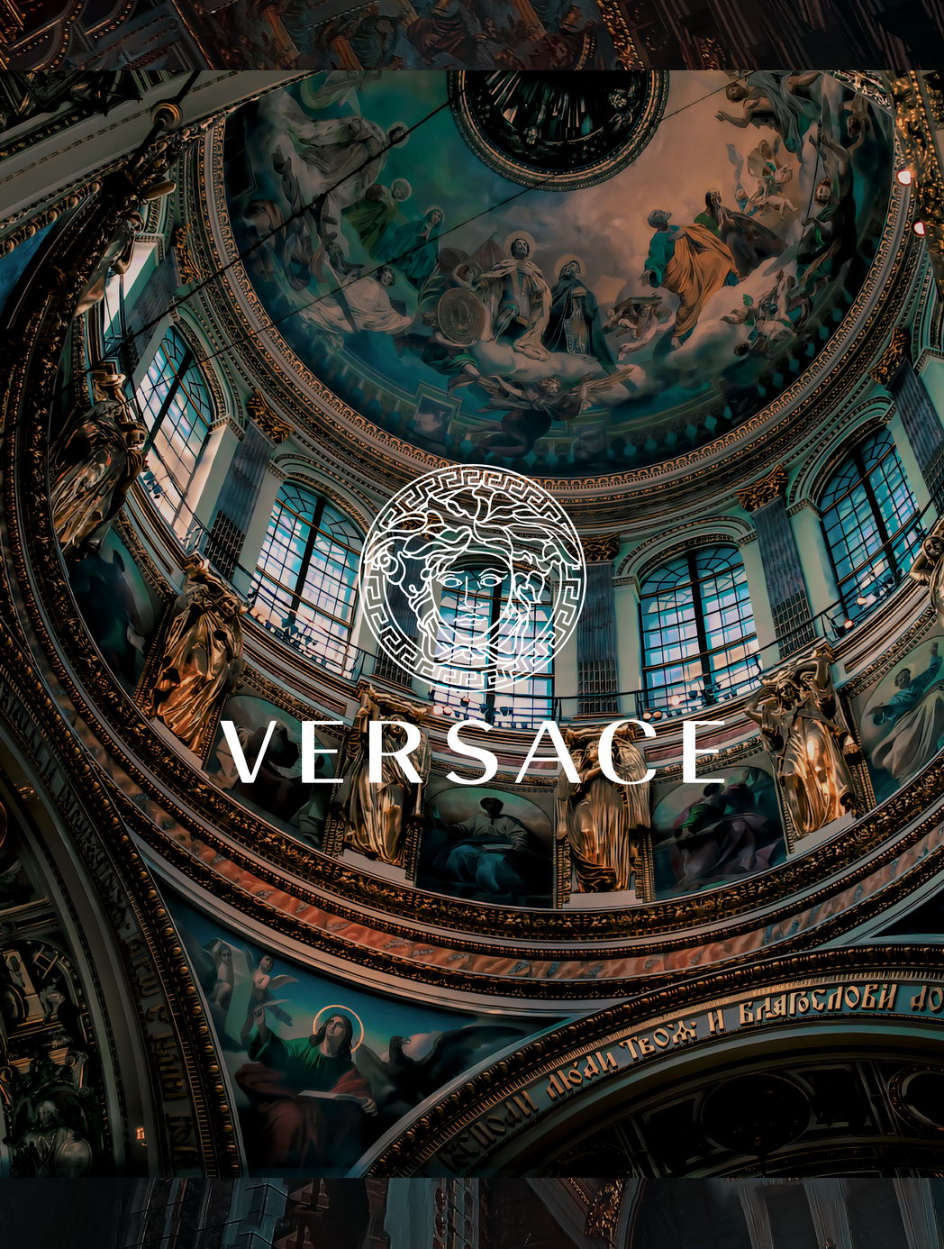 Versace Dome Art Poster Luxury Wall Decor Architectural Design Modern Style Designer Artistic Office Wall Art Print - xonomax
