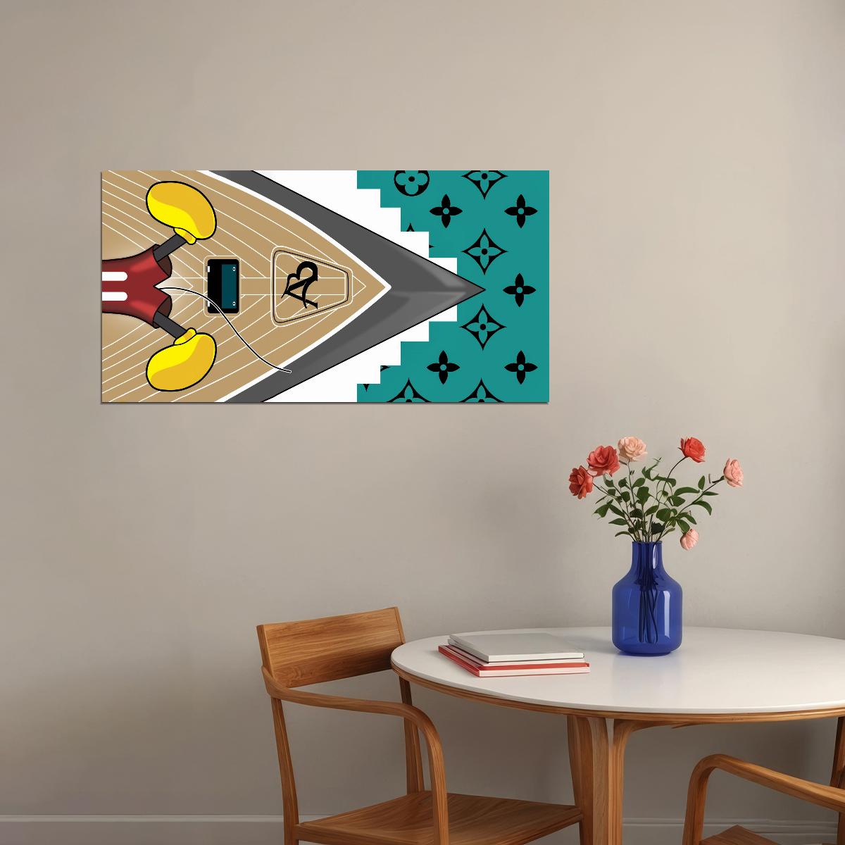 Mickey Mouse Designer Art Poster Luxury Style Wall Decor Vibrant Modern Artistic Wall Print Perfect for Office and Home Spaces - xonomax