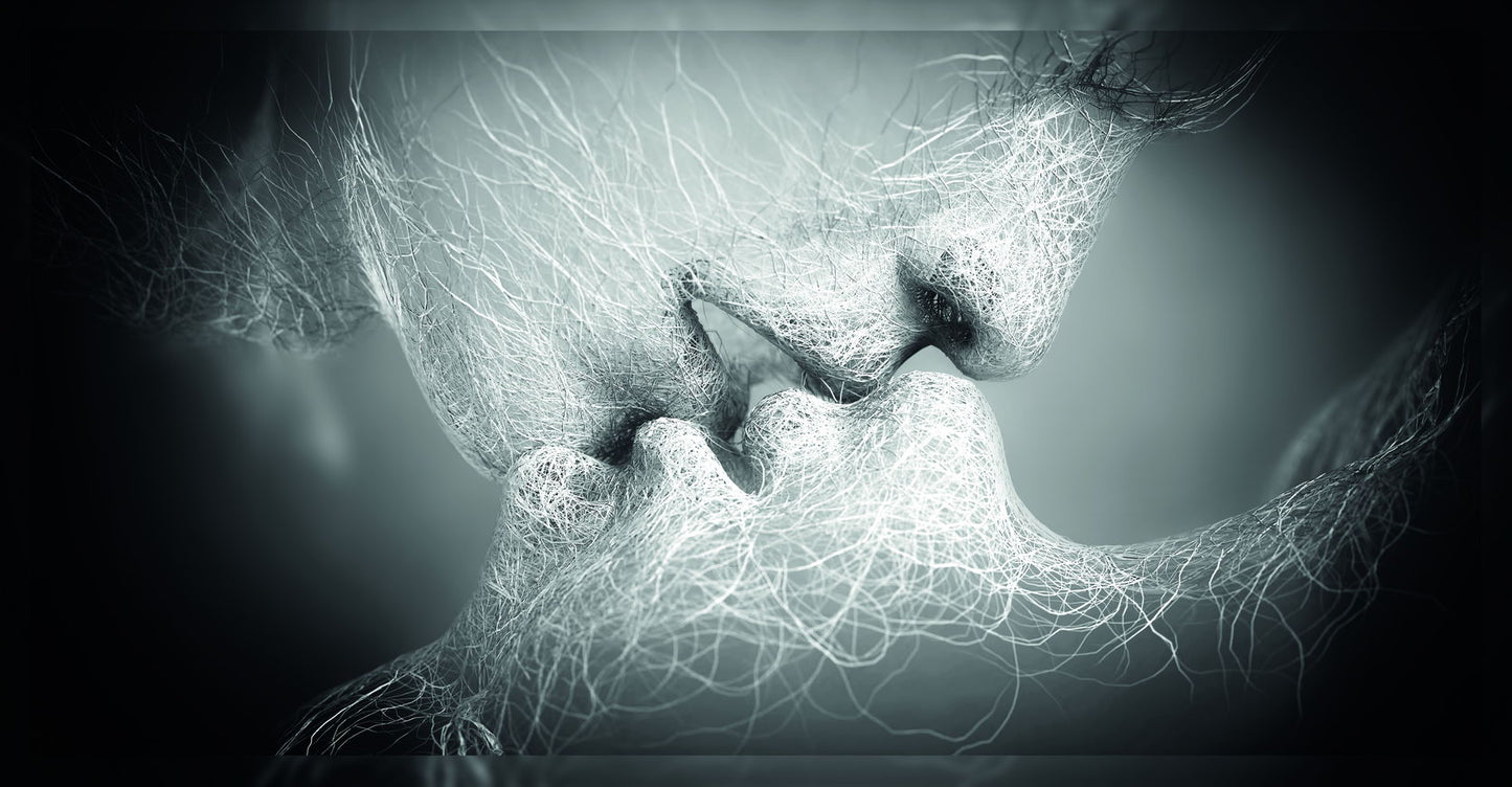 Golden Kiss Art Poster Elegant Romantic Wall Decor Modern Artistic Design Unique Emotional Pop Art Style Wall Print - xonomax